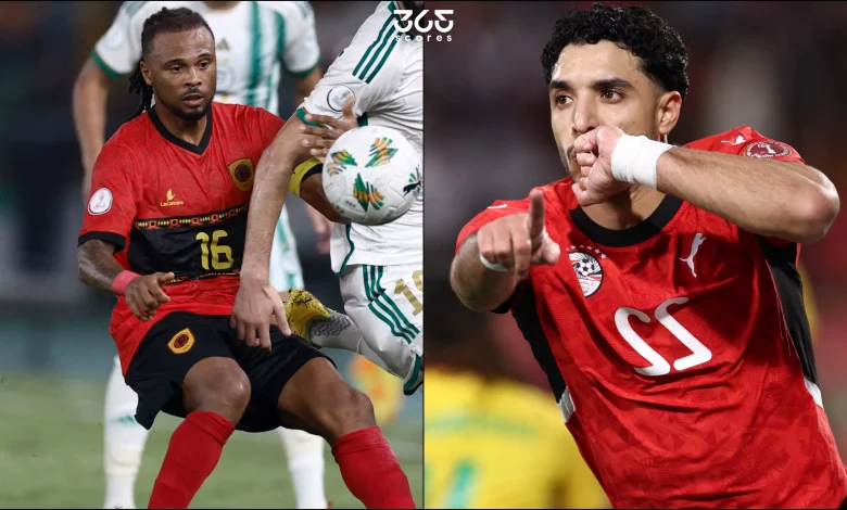 ما موعد مباراة مصر ضد أنجولا في أمم إفريقيا 2025 والقنوات الناقلة؟