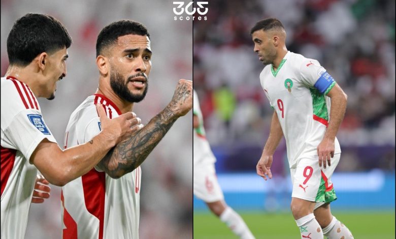 الإمارات ضد المغرب