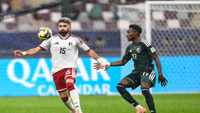 الإمارات ضد السعودية - المصدر: الحساب الرسمي لمنتخب الإمارات