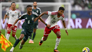 الإمارات ضد السعودية - المصدر: الحساب الرسمي لمنتخب الإمارات