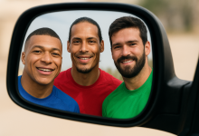 أليسون - فان دايك - مبابي - كأس العرب 2025 - المصدر: ChatGPT