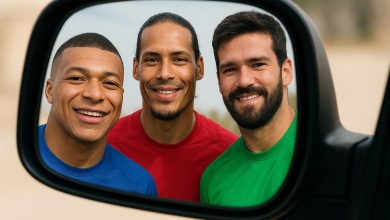 أليسون - فان دايك - مبابي - كأس العرب 2025 - المصدر: ChatGPT