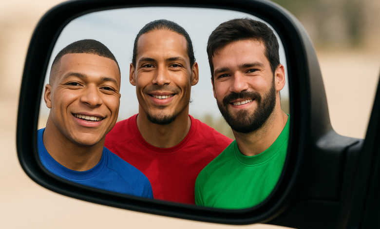 أليسون - فان دايك - مبابي - كأس العرب 2025 - المصدر: ChatGPT