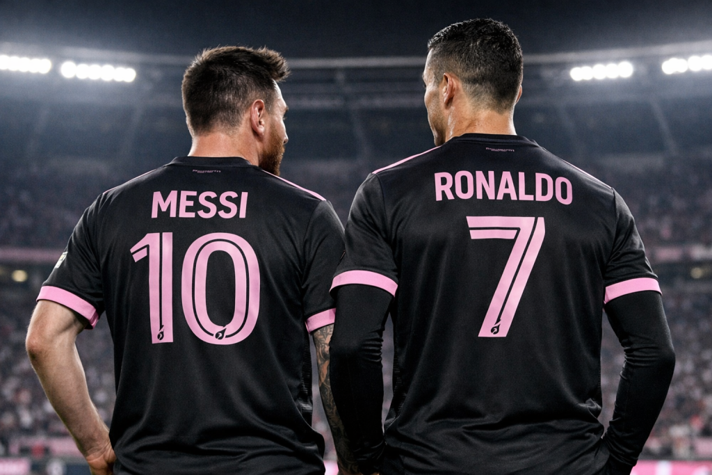 كريستيانو رونالدو - ليونيل ميسي - إنتر ميامي - المصدر: ChatGPT