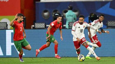الإمارات ضد المغرب - المصدر: الحساب الرسمي لمنتخب الإمارات