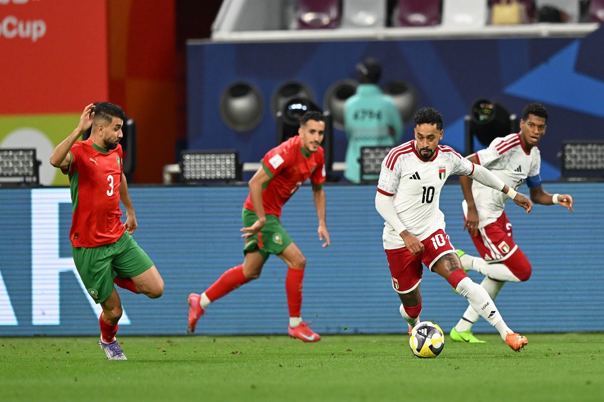 الإمارات ضد المغرب - المصدر: الحساب الرسمي لمنتخب الإمارات