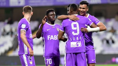 لابا كودجو مهاجم العين- المصدر: حساب رابطة المحترفين الإماراتية