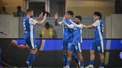 النصر ضد البطائح- المصدر: حساب رابطة المحترفين الإماراتية