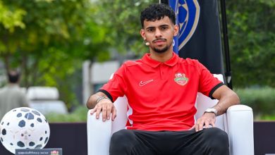 محمد جمعة المنصوري لاعب شباب الأهلي- المصدر: حساب رابطة المحترفين الإماراتية