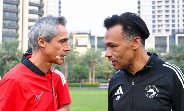 خوسيه مورايس مدرب الشارقة- المصدر: حساب رابطة المحترفين الإماراتية