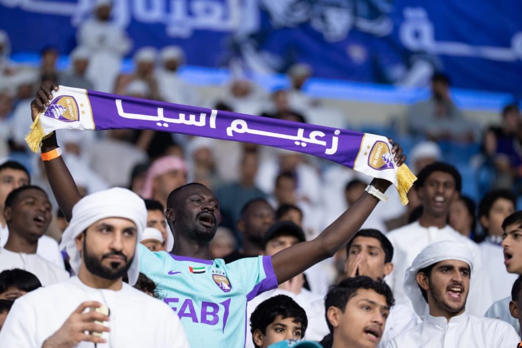 جماهير العين الإماراتي- المصدر: حساب رابطة المحترفين الإماراتية