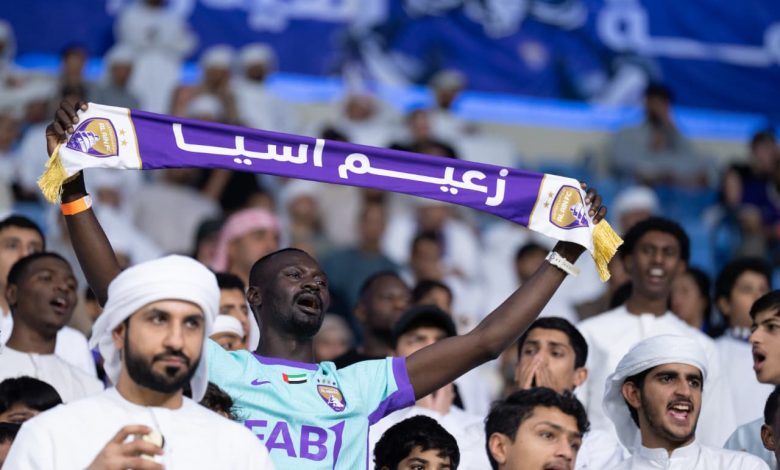 جماهير العين الإماراتي- المصدر: حساب رابطة المحترفين الإماراتية