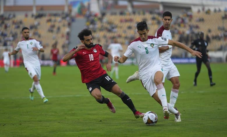 مصر - المغرب - محمد صلاح - نايف أجرد - المصدر (Getty images)