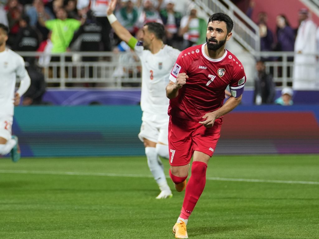 عمر خربين - سوريا ضد تونس كأس العرب (المصدر:Gettyimages)