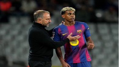 هانز فليك - لامين يامال - المصدر (Getty images)