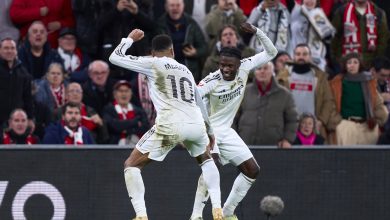 كيليان مبابي - إدواردو كامافينجا - ريال مدريد ضد أتلتيك بلباو (المصدر:Gettyimages)
