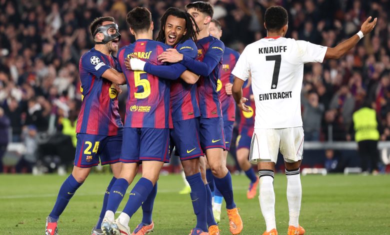 برشلونة - آينتراخت فرانكفورت - المصدر (Getty images)