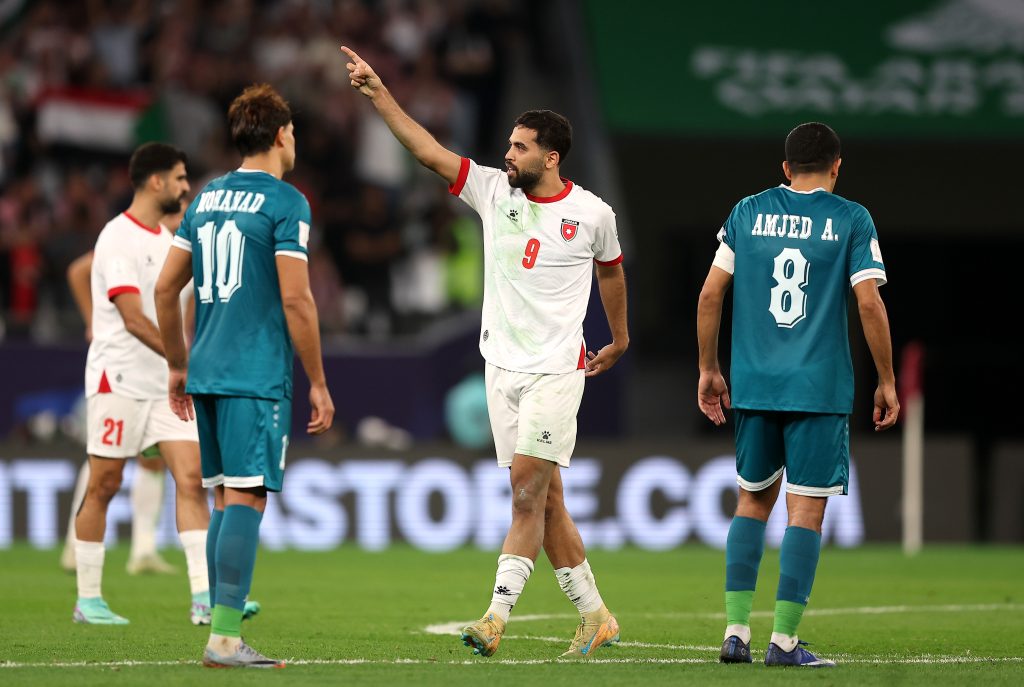 علي علوان - الأردن ضد العراق (المصدر: Getty images)