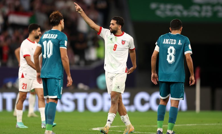 علي علوان - الأردن ضد العراق (المصدر: Getty images)