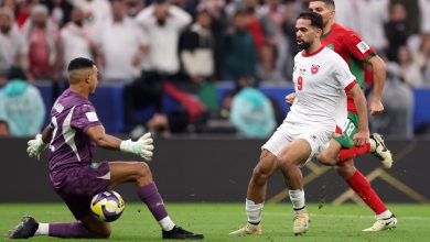 علي علوان مهاجم الأردن- المصدر: (Gettyimages)