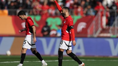 محمد صلاح - أحمد مصطفى زيزو - مصر ضد جنوب إفريقيا (المصدر: Getty images)