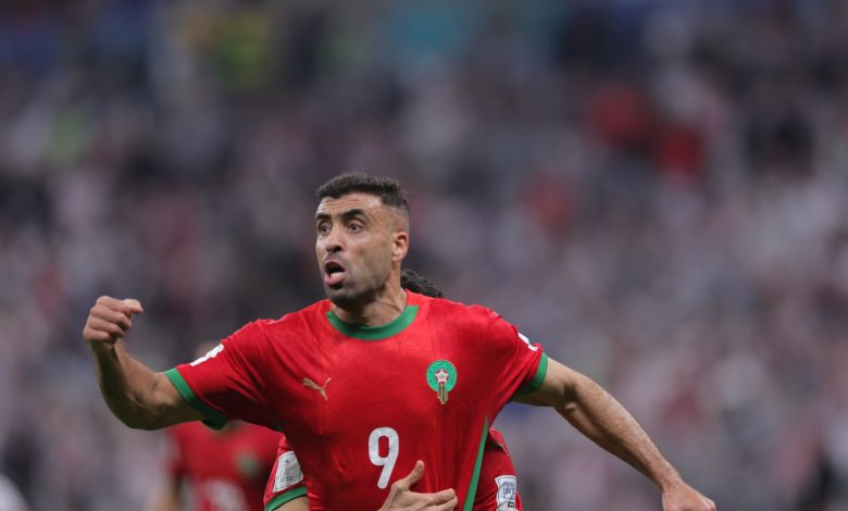 عبد الرزاق حمد الله مهاجم المغرب والشباب السعودي