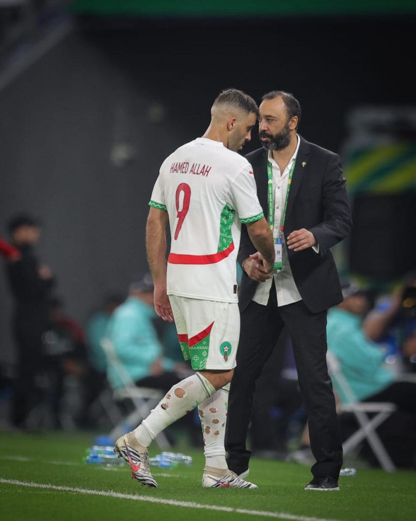 عبد الرزاق حمد الله -طارق السكتيوي - المغرب (تصوير عمر الناصري)