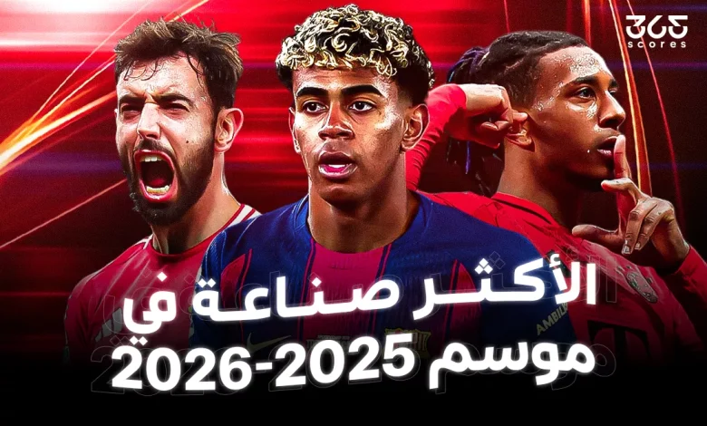 الأكثر صناعة للأهداف في 2025-2026