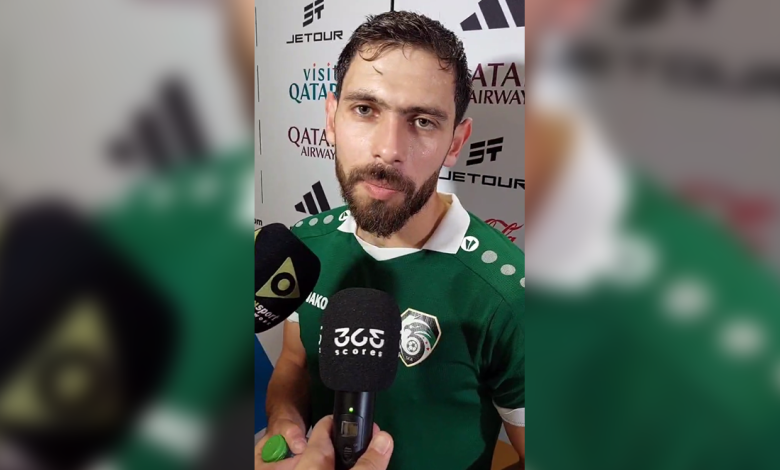 خالد قردجلي لاعب منتخب سوريا