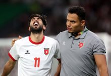 يزن النعيمات - الأردن ضد العراق (المصدر: Getty images)