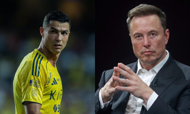 كريستيانو رونالدو - إيلون ماسك - المصدر: gettyimages