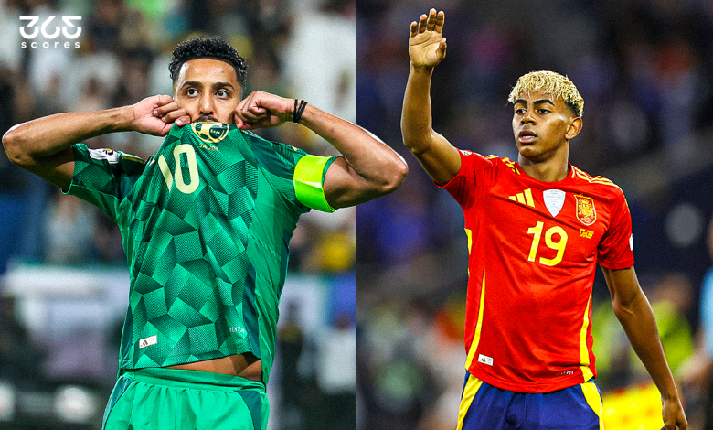 السعودية ضد إسبانيا