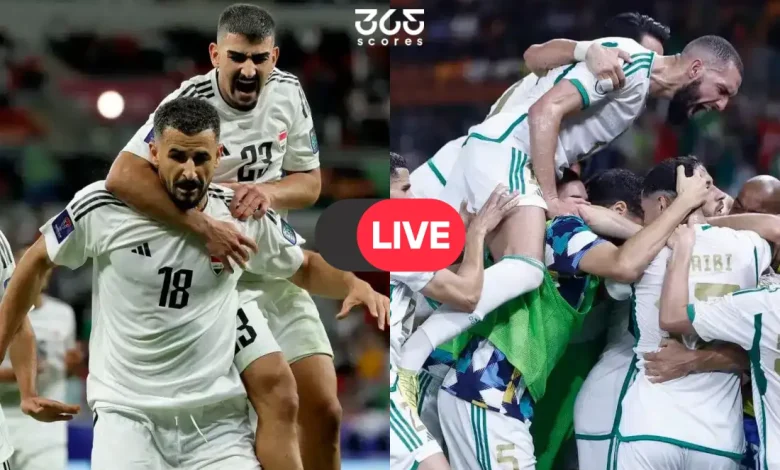 بث مباشر مجانًا.. رابط مشاهدة مباراة العراق والجزائر الآن في كأس العرب