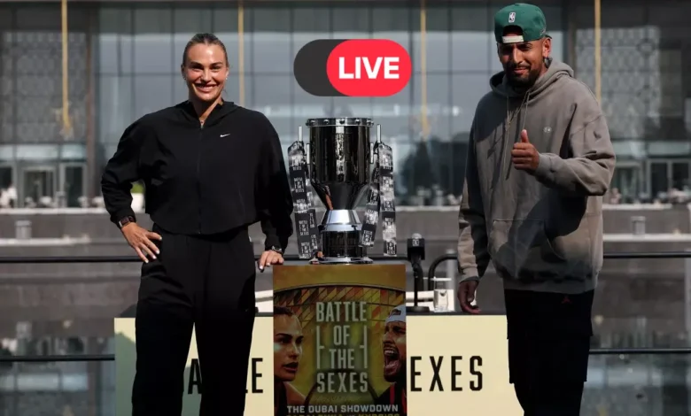 مباشر كيريوس ضد سابالينكا.. كيفية مشاهدة معركة الجنسين في التنس اليوم؟