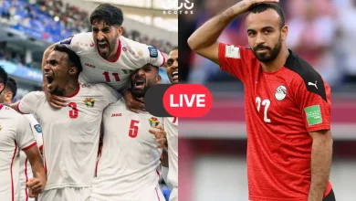 بث مباشر مجانًا.. رابط مشاهدة مباراة مصر والأردن الآن في كأس العرب