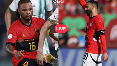 رابط بث مباشر مصر وأنجولا.. مشاهدة مباراة اليوم في كأس أمم إفريقيا