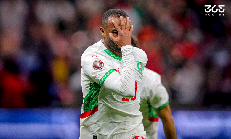 أيوب الكعبي - منتخب المغرب - المصدر (Getty images)