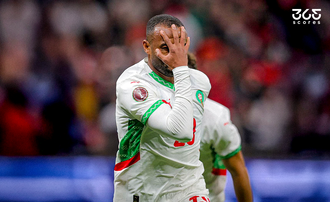 أيوب الكعبي - منتخب المغرب - المصدر (Getty images)