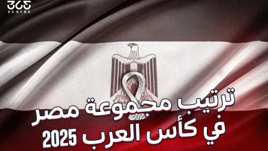 ترتيب مجموعة مصر في كأس العرب