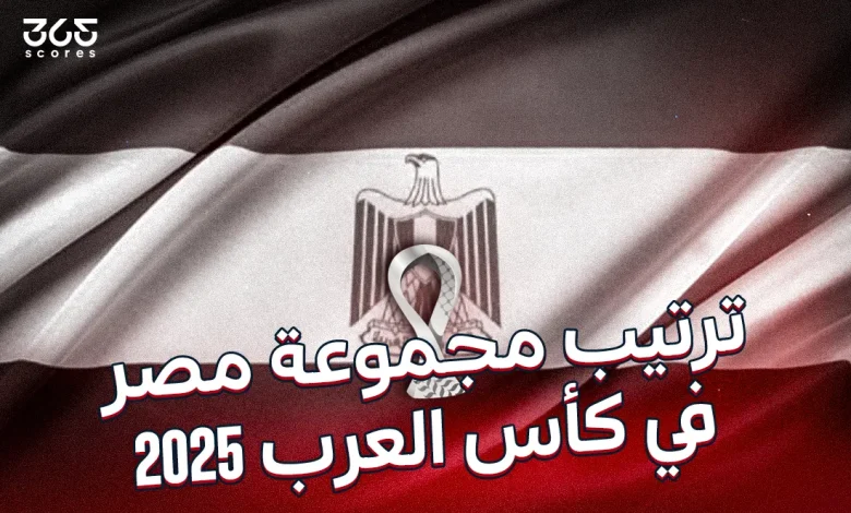 ترتيب مجموعة مصر في كأس العرب