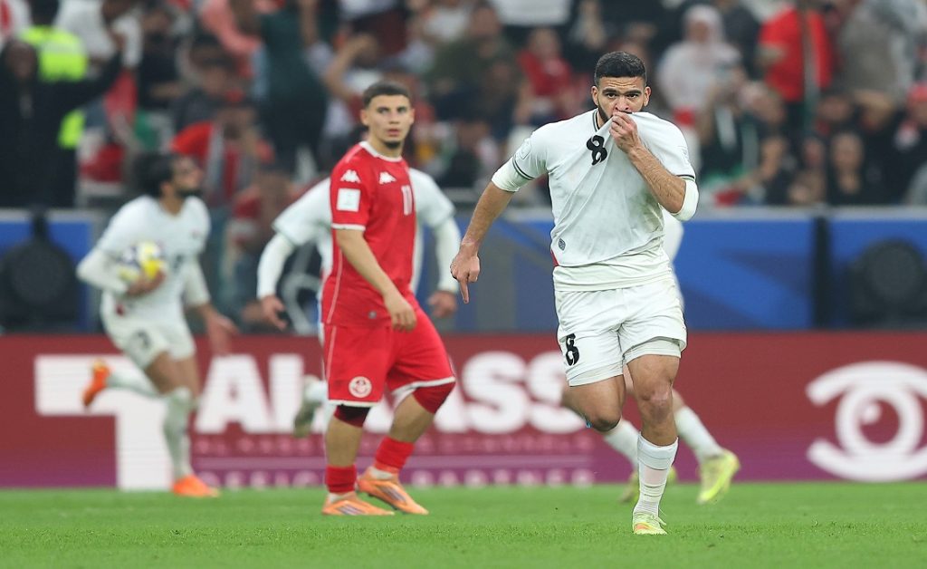 حامد حمدان - فلسطين ضد تونس - المصدر:getty images