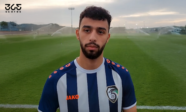 حسن دهان لاعب منتخب سوريا