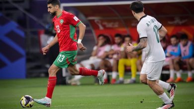 وليد الكرتي - منتخب المغرب - كأس العرب (تصوير عمر الناصري)