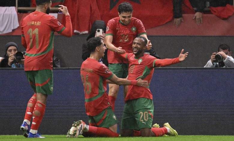 أيوب الكعبي - منتخب المغرب - المصدر (Getty images)