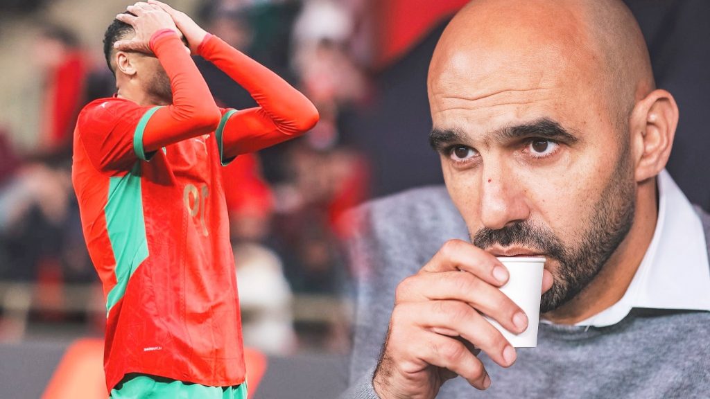 منتخب المغرب - وليد الركراكي - يوسف النصيري - تصوير: عمر الناصيري