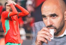 وليد الركراكي - يوسف النصيري - تصوير: عمر الناصيري