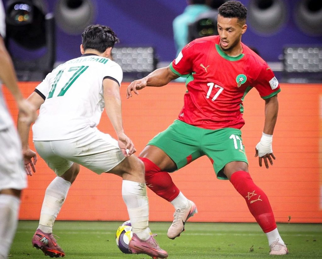 منير شويعر - منتخب المغرب - كأس العرب (تصوير عمر الناصري)