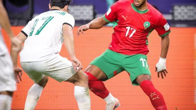 منير شويعر - منتخب المغرب - كأس العرب (تصوير عمر الناصري)