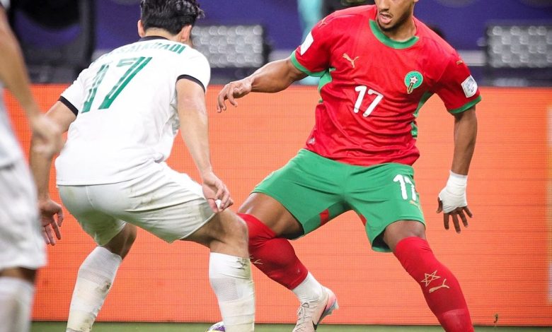 منير شويعر - منتخب المغرب - كأس العرب (تصوير عمر الناصري)