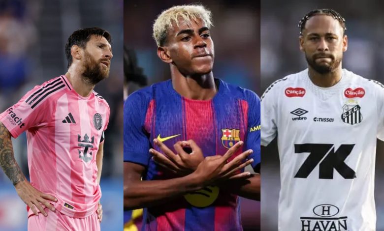 نيمار - ميسي - لامين يامال - (المصدر: Gettyimages)